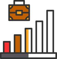 Career Growth Vector Icon Design