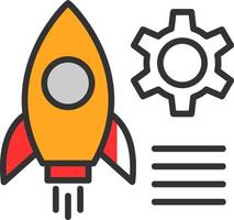 Launch Optimization Vector Icon Design