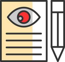 Vision Vector Icon Design