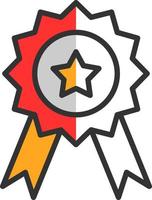 Medal Award Vector Icon Design