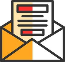 Newsletter Vector Icon Design