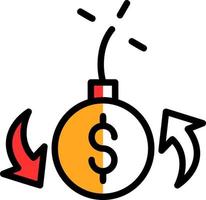 Debt Vector Icon Design