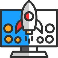 Launch Vector Icon Design