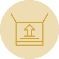 Open Box Vector Icon Design