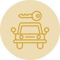 Car Rental Vector Icon Design