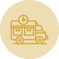 Delivery Time Vector Icon Design