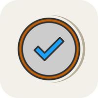 Checked Vector Icon Design