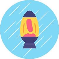 Lava Lamp Vector Icon Design