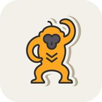 Monkey Vector Icon Design