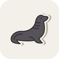 Seal Vector Icon Design