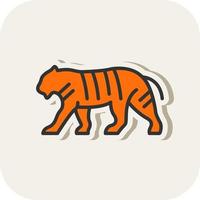 Tiger Vector Icon Design