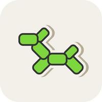 Balloon Dog Vector Icon Design