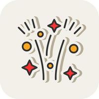 Fireworks Vector Icon Design