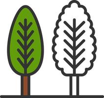 Cypress Vector Icon Design