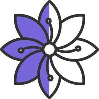 Hydrangea Vector Icon Design