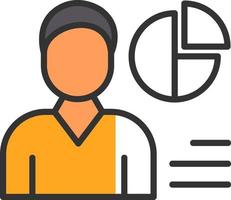 Employee Data Vector Icon Design