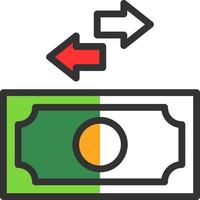 Cash Flow Vector Icon Design