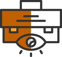 Business Vision Vector Icon Design