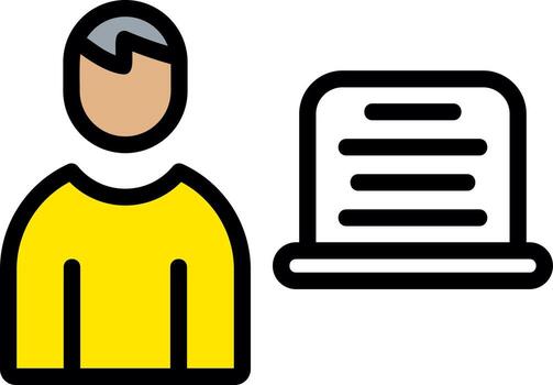 Programmer Vector Icon Design