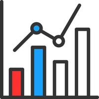 Market Analytics Vector Icon Design