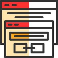 Backlink Vector Icon Design