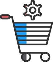 Ecommerce Solutions Vector Icon Design