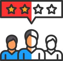 Customer Reviews Vector Icon Design