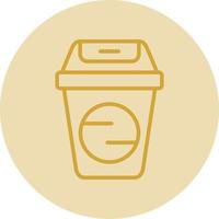 Trash Can Vector Icon Design