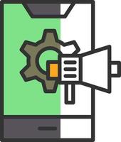 Marketing Automation Vector Icon Design