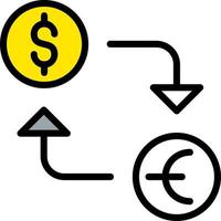 Currency Exchange Vector Icon Design