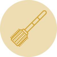 Toilet Brus Vector Icon Design