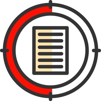 Contextual Targeting Vector Icon Design