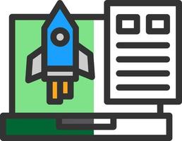 Launch Vector Icon Design