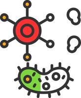 Bacteria And Virus Vector Icon Design