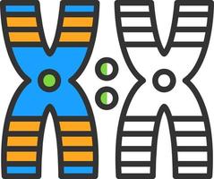 Chromosome Vector Icon Design