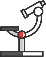 Microscope Vector Icon Design