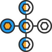 Biomolecular Interactions Vector Icon Design