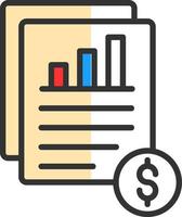 Income Statement Vector Icon Design