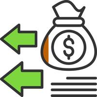 Return On Investment Vector Icon Design