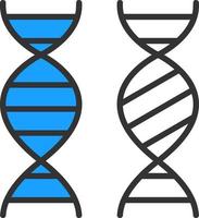 Genetic Comparation Vector Icon Design