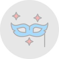 diseño de icono de vector de mascarada