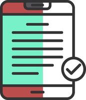 Digital Contract Vector Icon Design