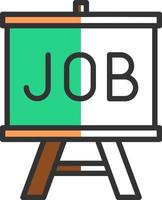 Job Board Vector Icon Design