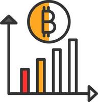 Cryptocurrency Investment Vector Icon Design
