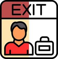 Exit Interview Vector Icon Design