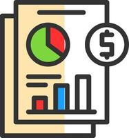 Financial Statements Vector Icon Design