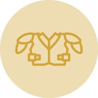 Shoulder Pads Vector Icon Design