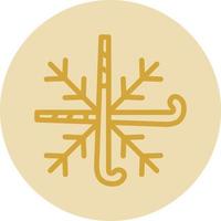 Snowflake Vector Icon Design