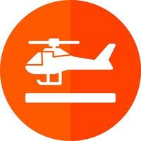 diseño de icono de vector de helicóptero