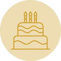 Cake Vector Icon Design